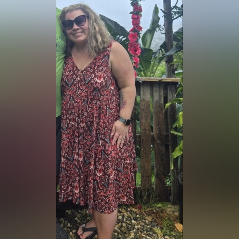 Torrid Multi Color Midi Dress